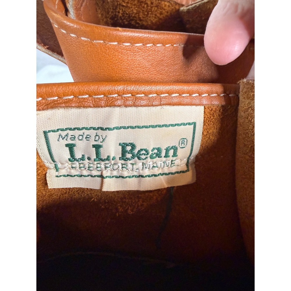 L.L. Bean Maine Hunting Shoe Mens 11 N Vtg Tan Brown Rubber Duck Boots USA - Picture 2 of 7